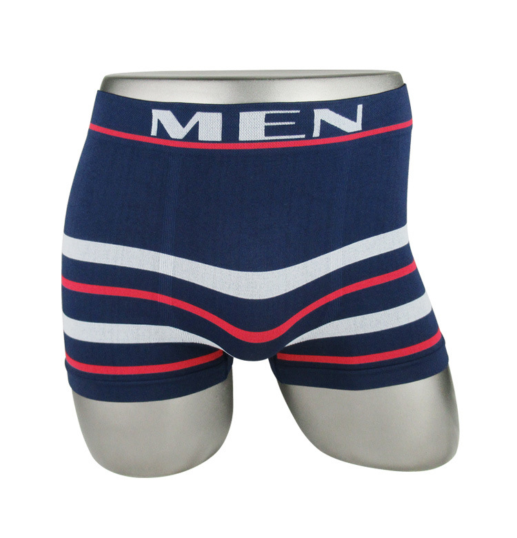 跨境外贸亚马逊男士内裤无缝平角裤尼龙锦纶四角裤MEN UNDERWEAR详情2