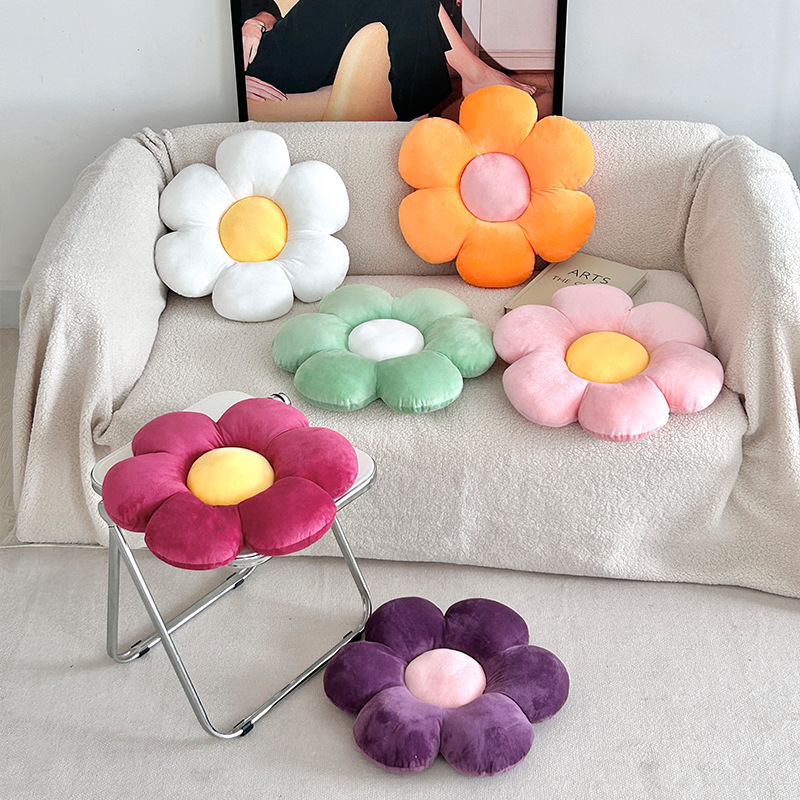 Amazon's best-selling Shein flower throw pillows, cute daisies, sunflower sofa living room cushions, temu dropshipping details Picture