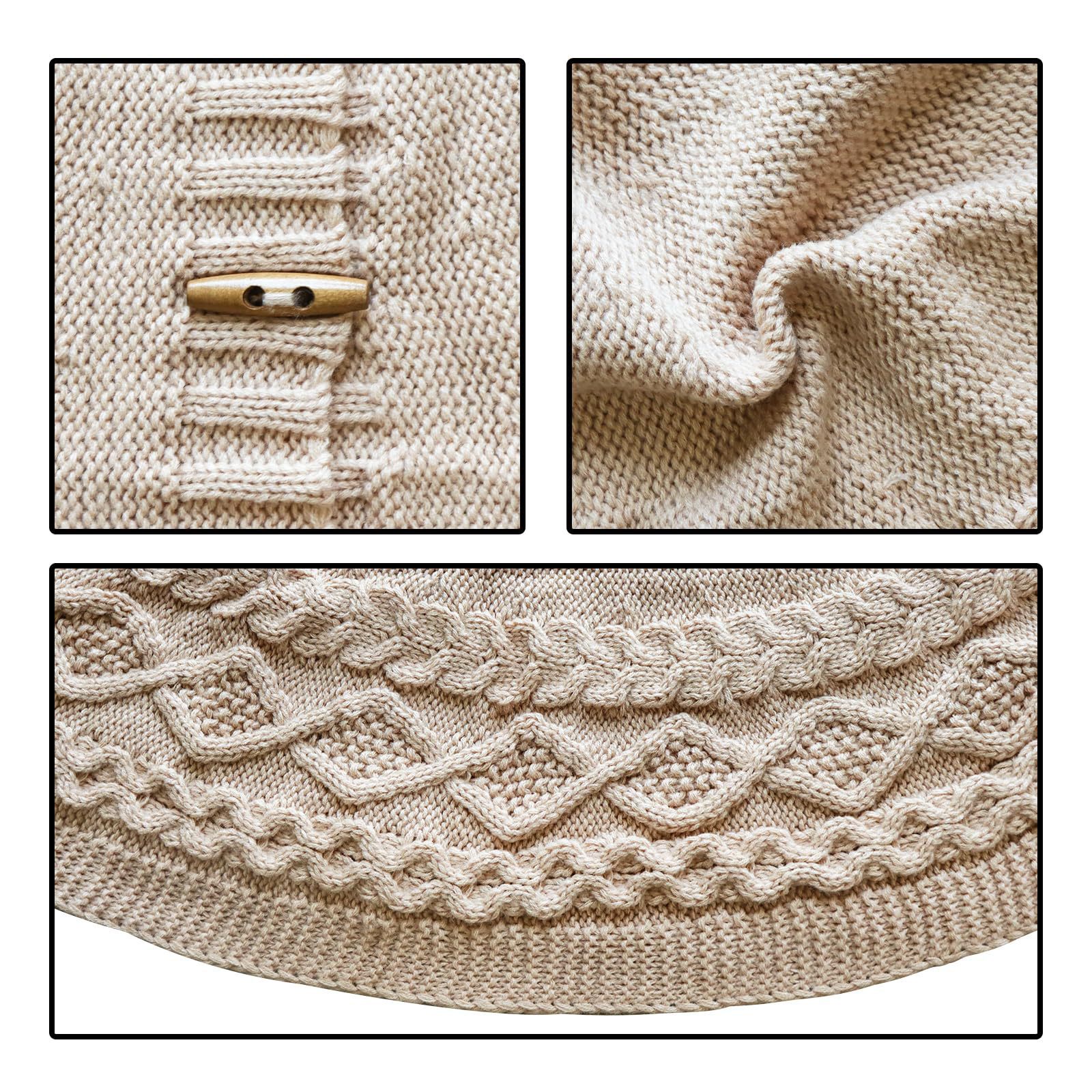 跨境圣诞节48寸树裙多款针织圣诞树装饰围裙小尺寸圣诞裙过节氛围详情49