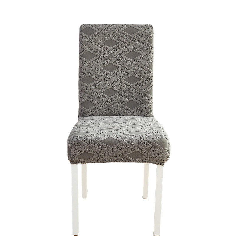 New cross-border chair cover, solid color jacquard velvet elastic dining chair cover, living room and dining room elastic multi-functional seat cover Application Scenario
