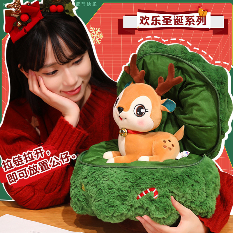 Cross-border joy Christmas Tree figurines, plush toys, Santa Claus reindeer dolls, Christmas Eve holiday gifts for women details Picture