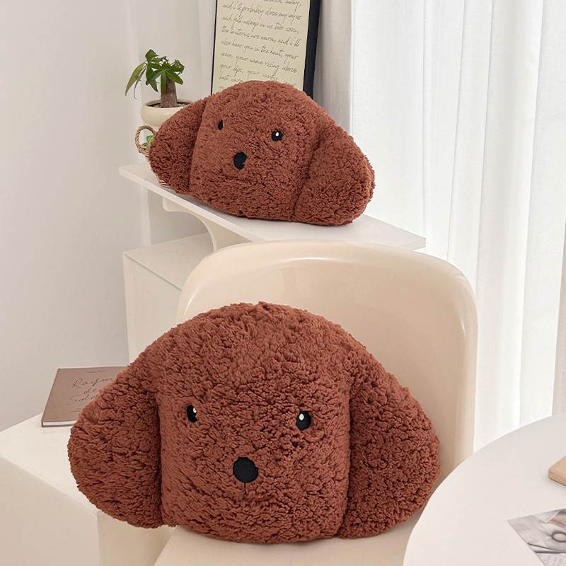 跨境爆款小狗抱枕毛绒靠枕玩偶舒棉绒儿童娃娃亚马逊希音temu代发