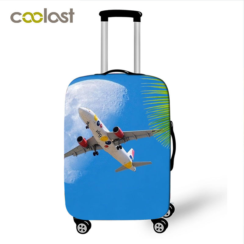 2021 New creative airplane luggage case, travel water-repellent fashionable leather case, direct supply from spandex manufacturer Application Scenario