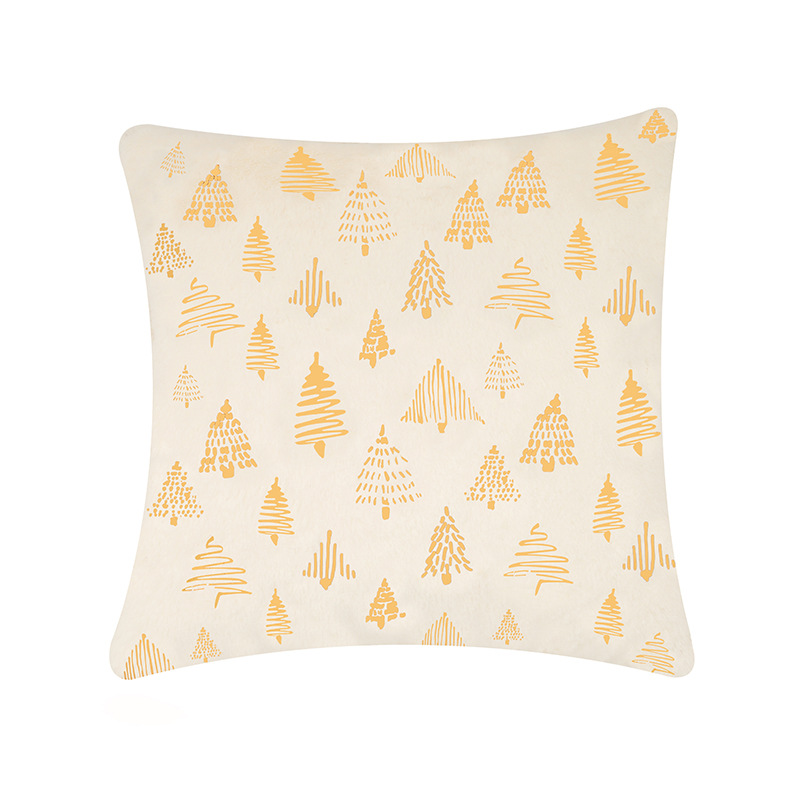 New Christmas tree, gilded double-sided pillowcase, cushion cover, atmosphere decoration cushion cover, one-piece consignment Application Scenario