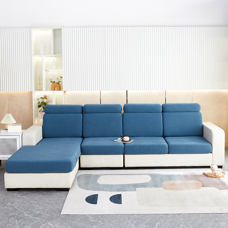2023 New style sofa cover, three-dimensional jacquard sofa hat, modern and simple, all-season suitable combination sofa cushion cover Item Picture
