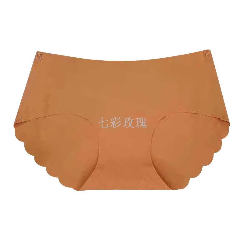 转身诱惑泰国乳胶透气冰丝无痕内裤工厂直销