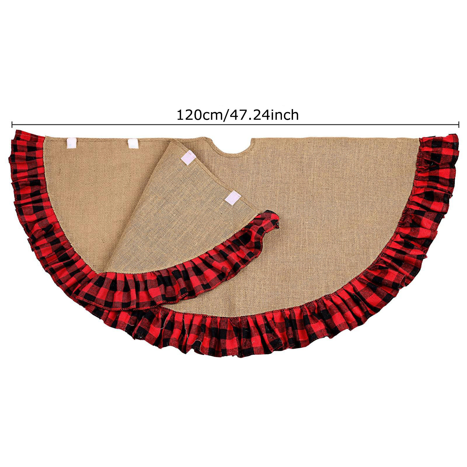 跨境圣诞节48寸树裙多款针织圣诞树装饰围裙小尺寸圣诞裙过节氛围详情37