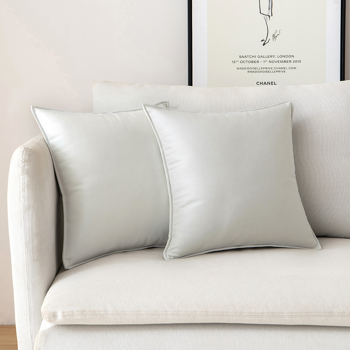 Solid color pu leather, ins plain matte waterproof technology fabric, leather cushion, pillow, backrest, pillow cover Item Picture