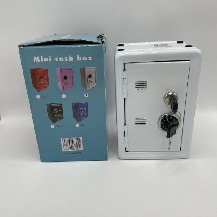 Mini metal safe, creative piggy bank, key safe, and decorative item