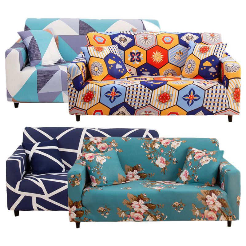 Wholesale of cross-border printed elastic sofa covers, single and double three-seater, all-season universal dust-proof sofa covers Application Scenario