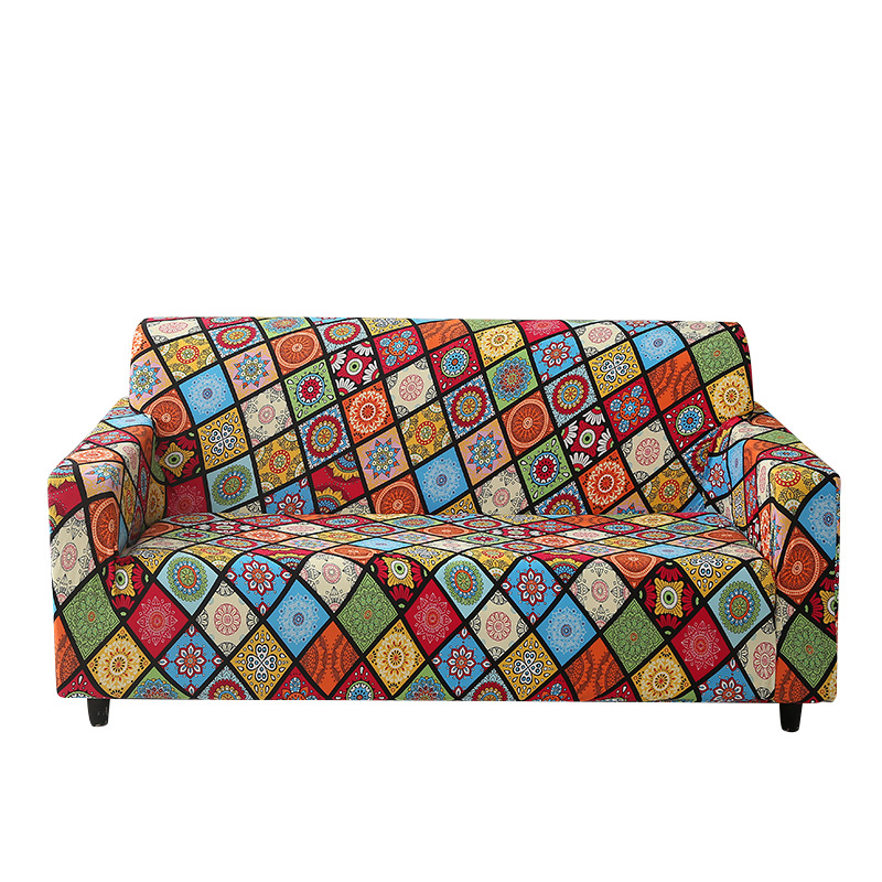 Cross-border stretch printed sofa cover, Bohemian-style fabric home sofa cover, all-season universal wholesale package Application Scenario