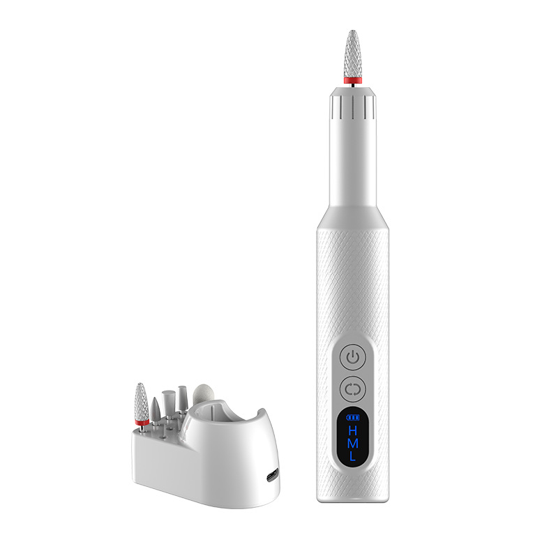 Nail art instrument with display screen, nail art tools, electric pen nail sharpener, grinding machine, dead skin removal and nail polishing machine Item Picture
