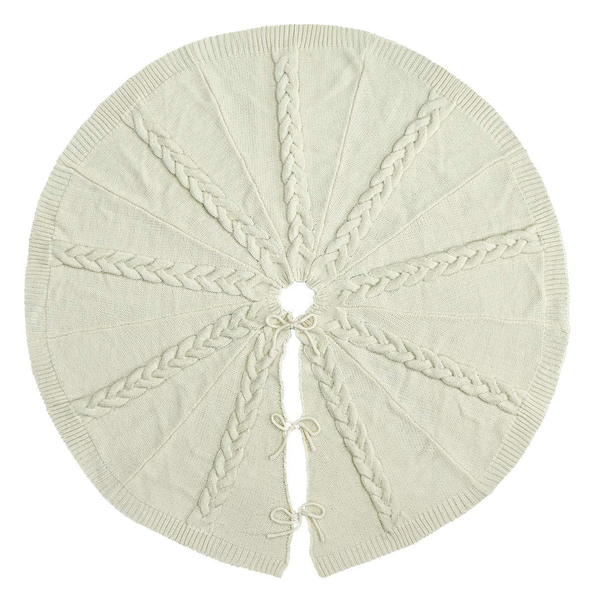 跨境圣诞节48寸树裙多款针织圣诞树装饰围裙小尺寸圣诞裙过节氛围详情27