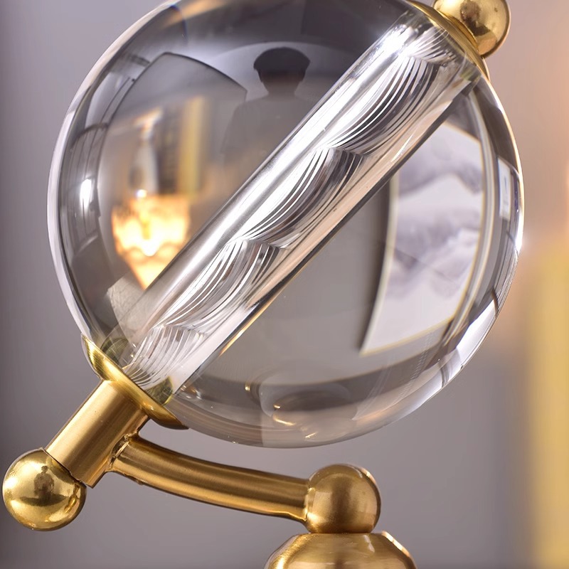 Creative and light luxury desktop clock ornaments, high-end home office desks, study rooms, wine cabinets, decorative handicrafts details Picture