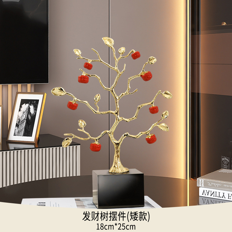 Persimmon ornaments with a sense of luxury, high-end living room, home, new house gifts, decorations and handicrafts factory Item Picture