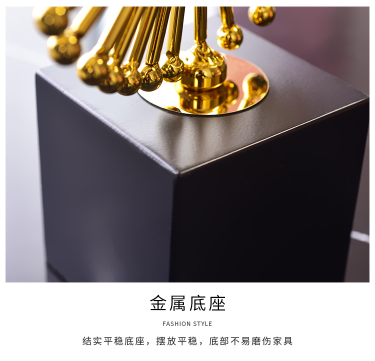 European-style creative light luxury metal decorative items, high-end decoration for home living rooms, gifts and handicrafts wholesale factory pic 9