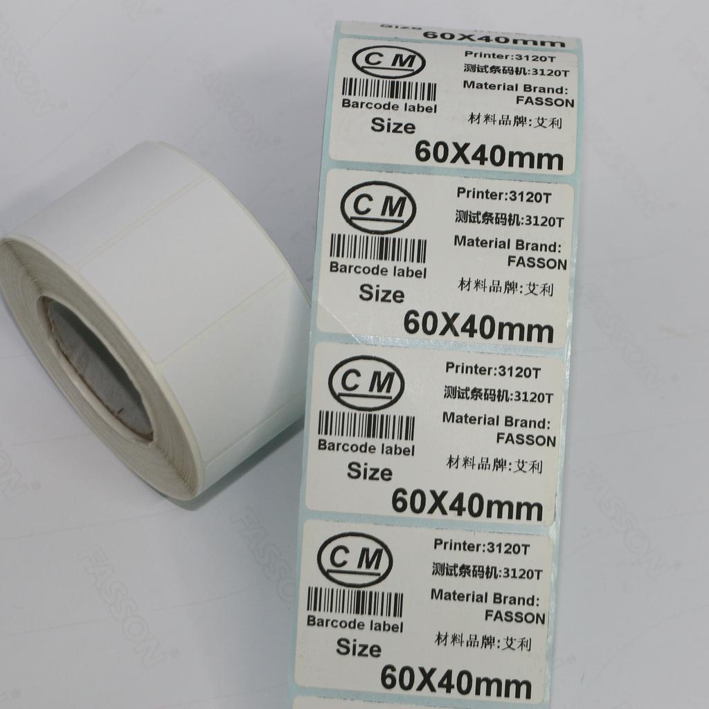厂家直销 热敏不干胶 电子秤纸 热敏条码标签纸 60*40