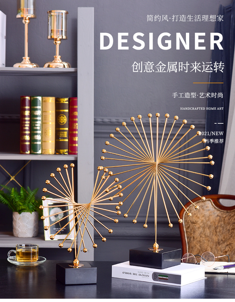 Cross-border light luxury metal flying eagle decorative items, creative living room TV cabinet, entrance hall, housemoving gifts, gift handicrafts wholesale pic 1
