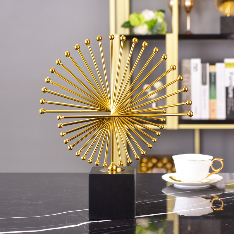 European-style creative light luxury metal decorative items, high-end decoration for home living rooms, gifts and handicrafts wholesale factory details Picture