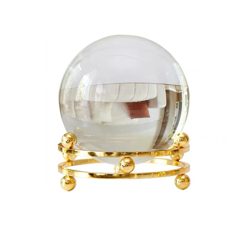 Cross-border simple and modern crystal ball ornaments, home living room TV cabinet, office ball decorative handicrafts factory Application Scenario