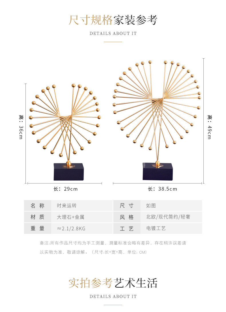 Cross-border light luxury metal flying eagle decorative items, creative living room TV cabinet, entrance hall, housemoving gifts, gift handicrafts wholesale pic 4