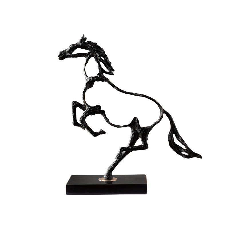 Cross-border horse ornaments, high-end and creative home living room metal animal decoration gifts, gift handicrafts wholesale Application Scenario