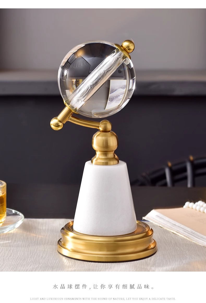 Creative and light luxury desktop clock ornaments, high-end home office desks, study rooms, wine cabinets, decorative handicrafts pic 9