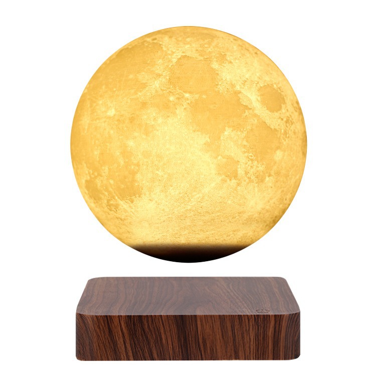 Magnetic levitation 14cm 6-inch moon lamp, 3D printed moon lamp, home decoration, bedside lamp, Zhaoqing Yuan Tou Factory Application Scenario