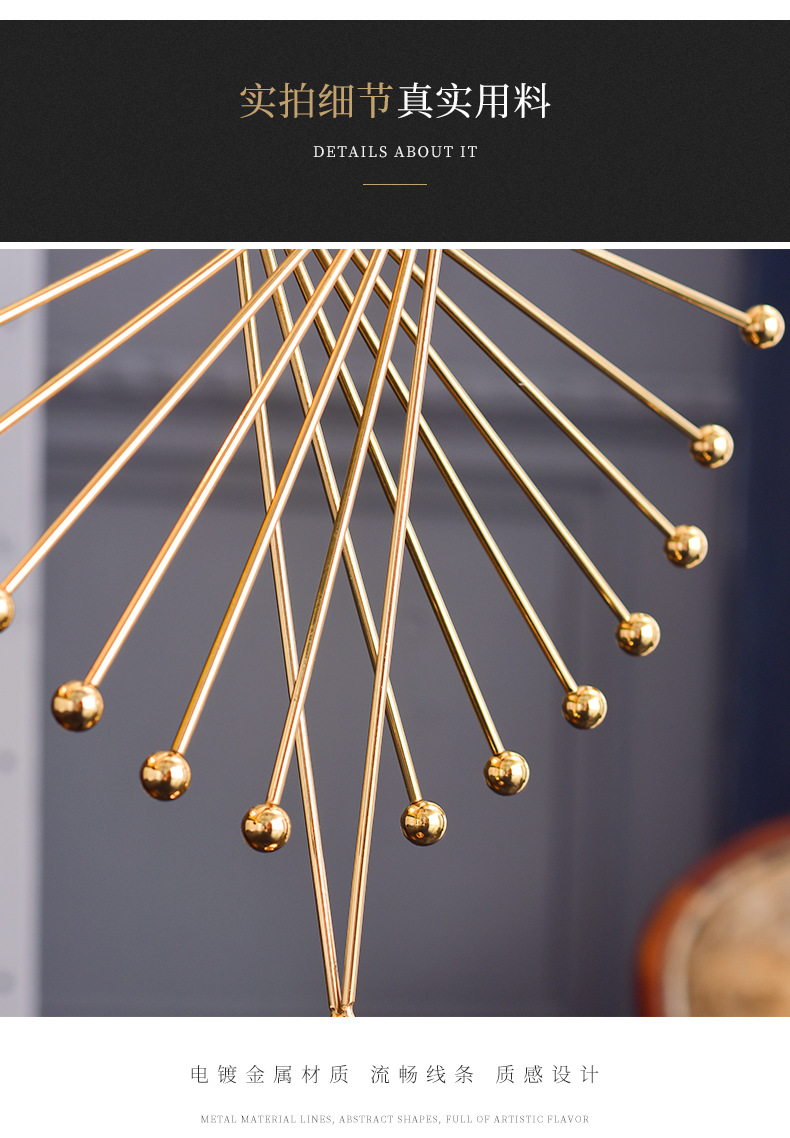 Cross-border light luxury metal flying eagle decorative items, creative living room TV cabinet, entrance hall, housemoving gifts, gift handicrafts wholesale pic 10