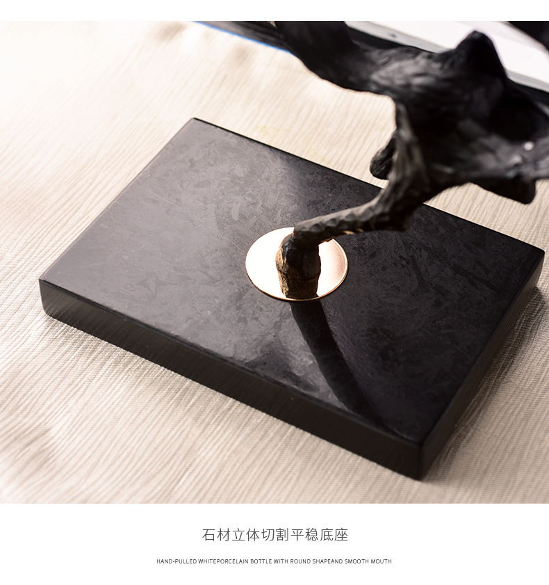 Cross-border horse ornaments, high-end and creative home living room metal animal decoration gifts, gift handicrafts wholesale pic 9