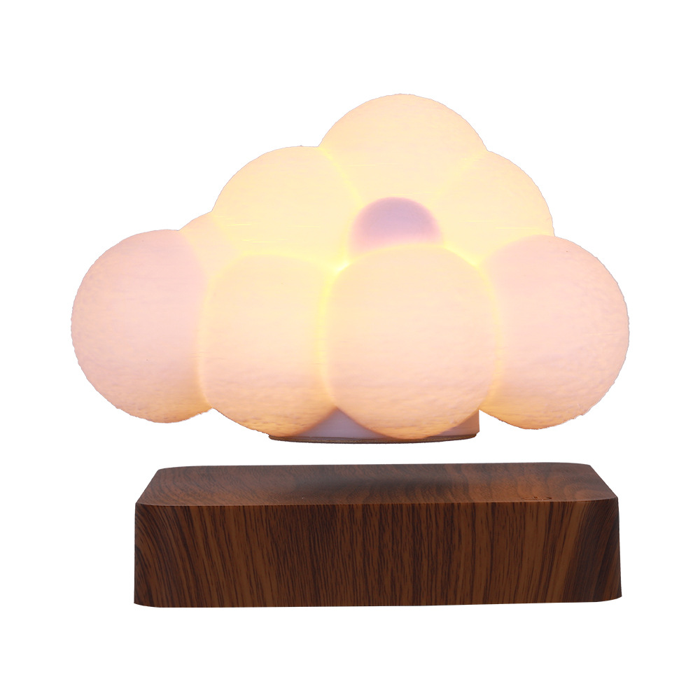 Magnetic levitation cloud light, bedroom atmosphere light, study desk decoration, romantic birthday gift for your boyfriend or girlfriend Item Picture