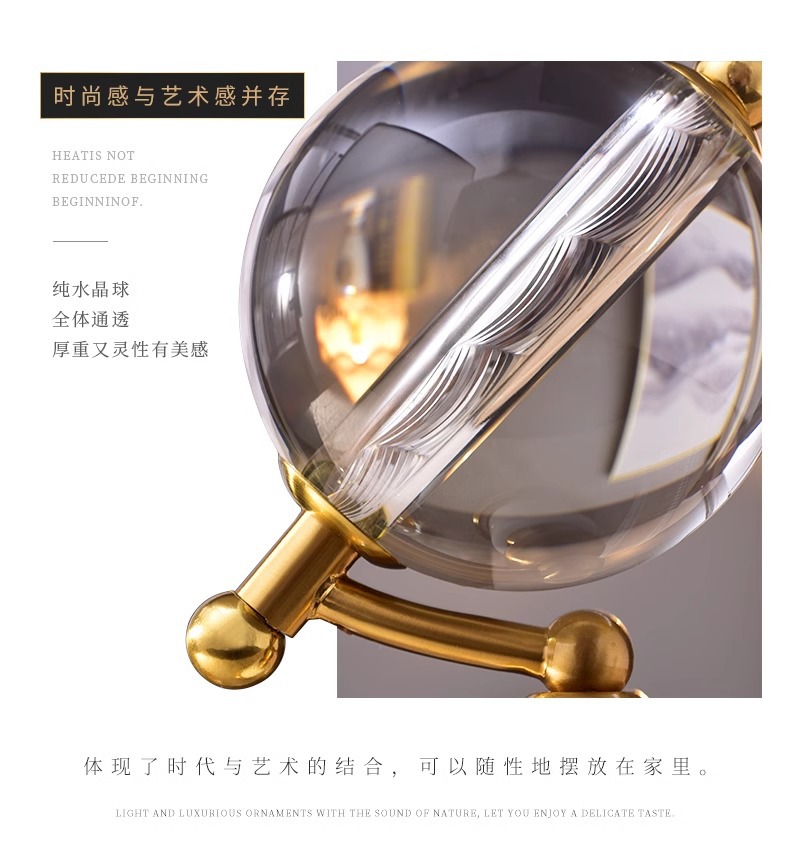 Creative and light luxury desktop clock ornaments, high-end home office desks, study rooms, wine cabinets, decorative handicrafts pic 8