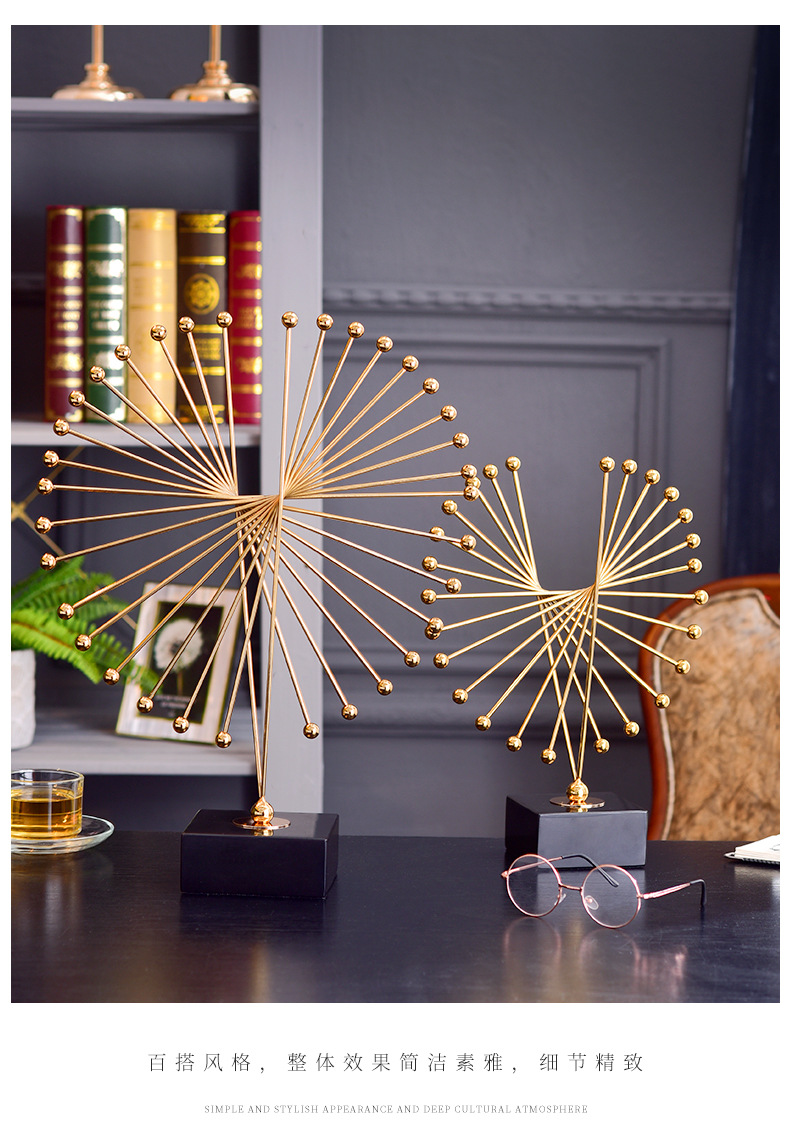 Cross-border light luxury metal flying eagle decorative items, creative living room TV cabinet, entrance hall, housemoving gifts, gift handicrafts wholesale pic 6