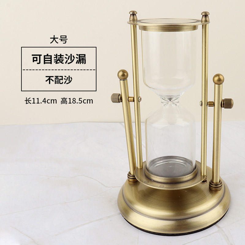 The 2022 new products can be self-installed with a metal hourglass, creative hourglass, metal handicrafts, ornaments and timers