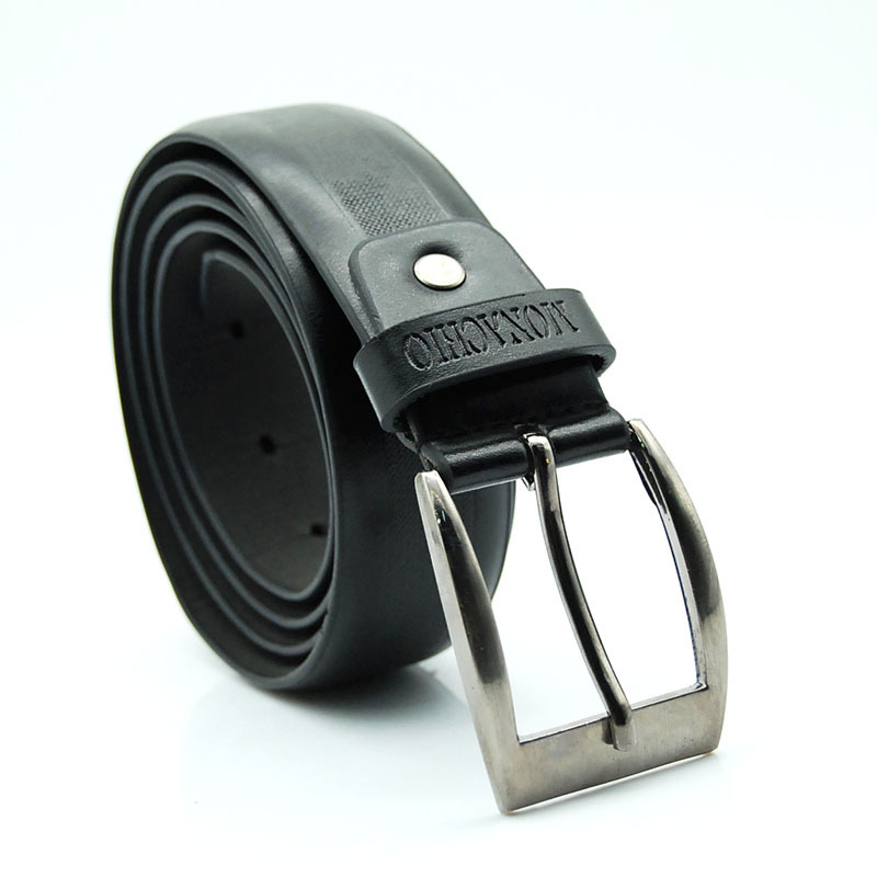 Simple and popular men's pin buckle belt, fashionable and casual belt, men's belt, belt stock details Picture