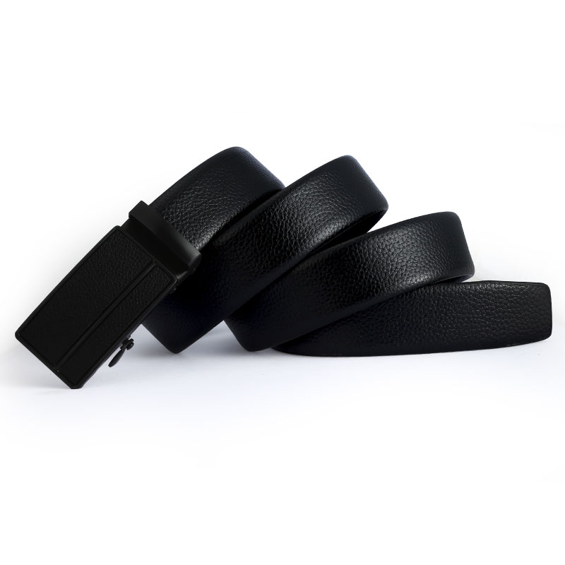 Factory direct sales of men's automatic buckle casual belts, popular items at street stalls, gift belts, wholesale in stock details Picture
