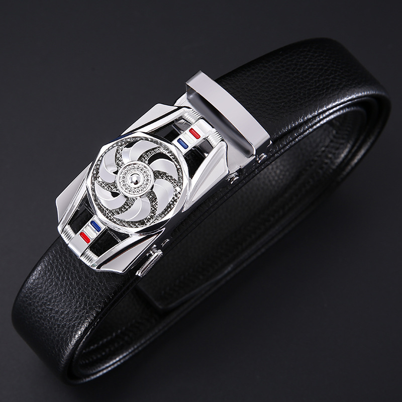 Factory direct sales of men's belts for street vending economy. Durable and sturdy on construction sites. pvc belt wheels are fashionable and good-looking details Picture