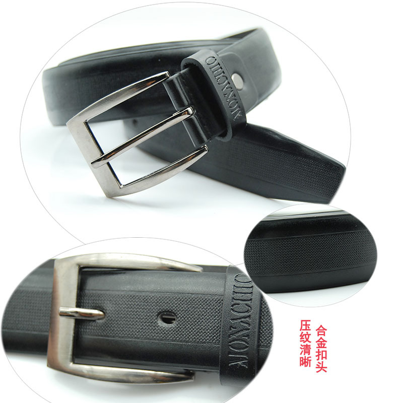 Simple and popular men's pin buckle belt, fashionable and casual belt, men's belt, belt stock Specification image
