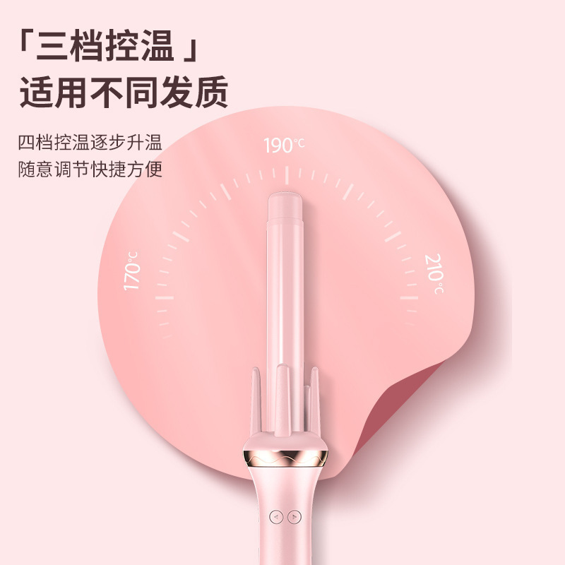 Fully automatic curling iron wonder, large curls, lazy people, big waves, negative ion perming curling iron, electric rotating curling iron Specification image