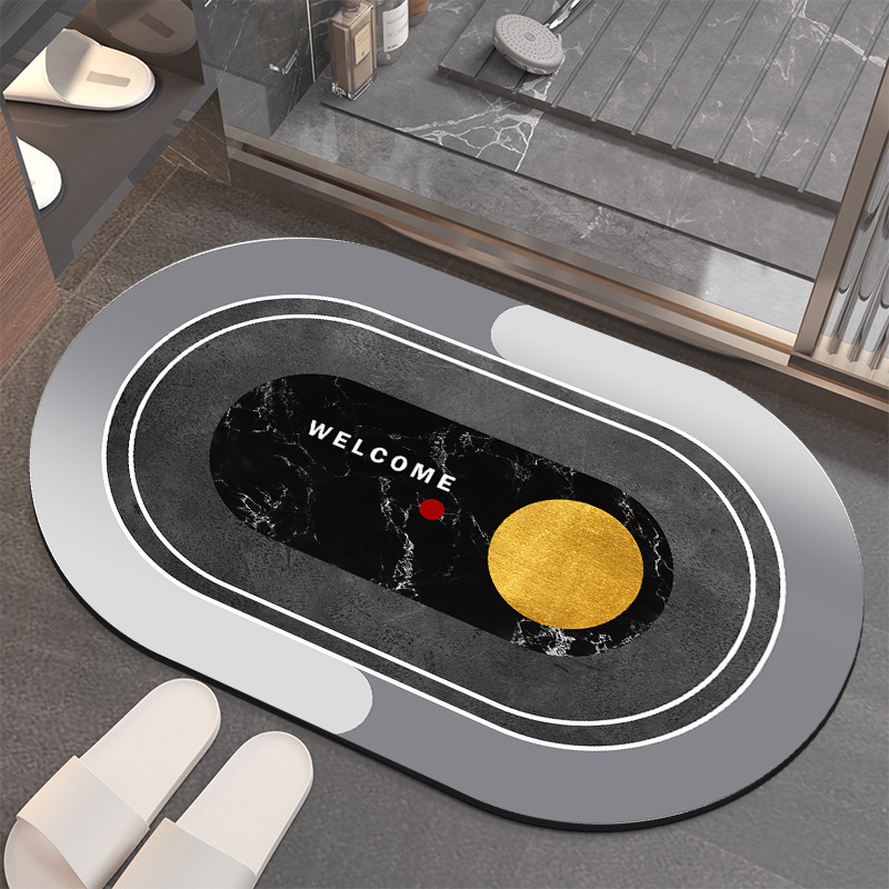 Wholesale of household diatom mud floor MATS, kitchen and bathroom absorbent floor MATS, bathroom soft MATS and absorbent MATS from manufacturers Specification image