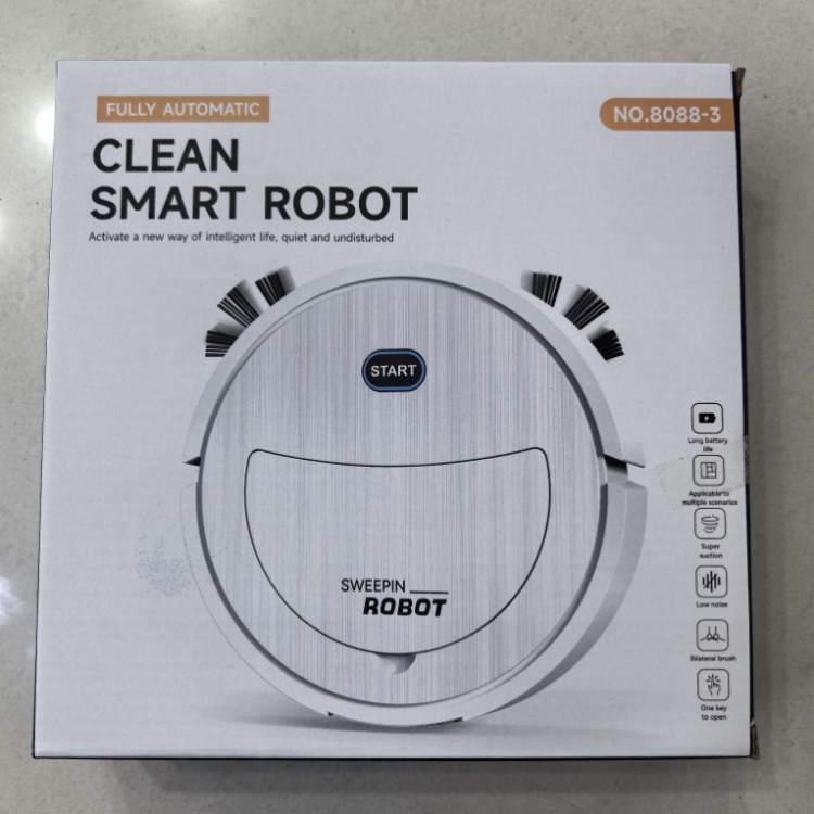 Intelligent sweeping and mopping all-in-one machine with USB charging and three-in-one sweeping, vacuuming and mopping Item Picture