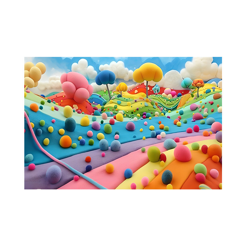 New 3d stereoscopic wool ball diatom mud floor mat, bathroom water-absorbing and anti-slip foot mat, tech fabric carpet bathroom mat Application Scenario