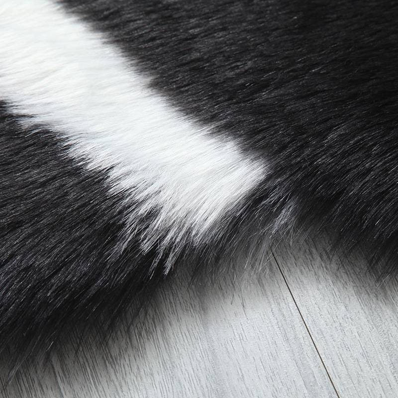 Hongri's new faux fur long-haired panda and koala animal-shaped carpet floor MATS for living rooms, bedrooms and children's rooms details Picture