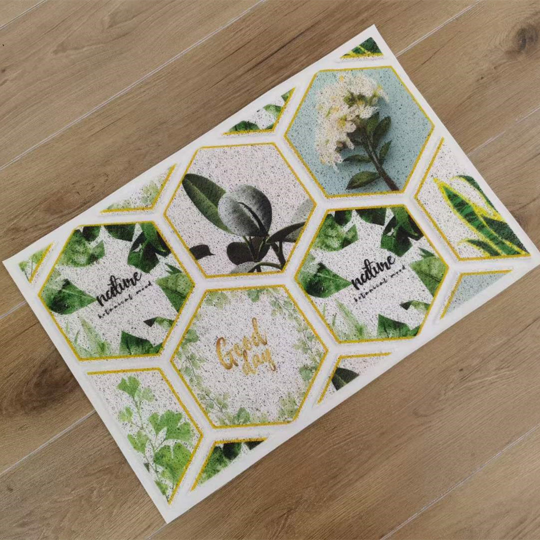 Red Sun Carpet 3D Brushed and Printed Mat for Living Room, Bathroom and Home Floor MATS - Spring, Summer, Autumn and Winter Scenery Series Specification image