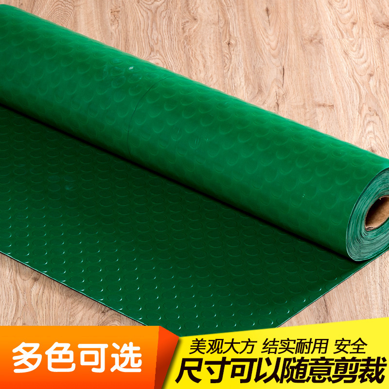 Red Sun anti-slip mat, plastic floor mat, pvc copper coin pattern waterproof floor mat, foyer, kitchen, corridor, plastic carpet floor mat details Picture