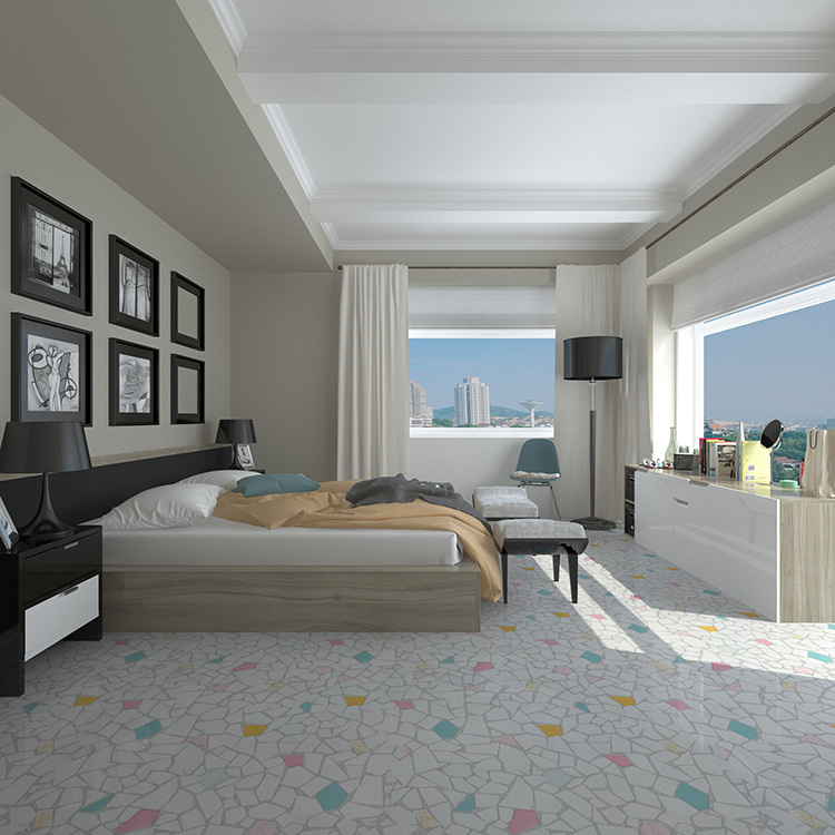 Hongri carpet floor leather, household thickened plastic floor mat, commercial waterproof and anti-slip floor glue, wear-resistant plastic carpet details Picture
