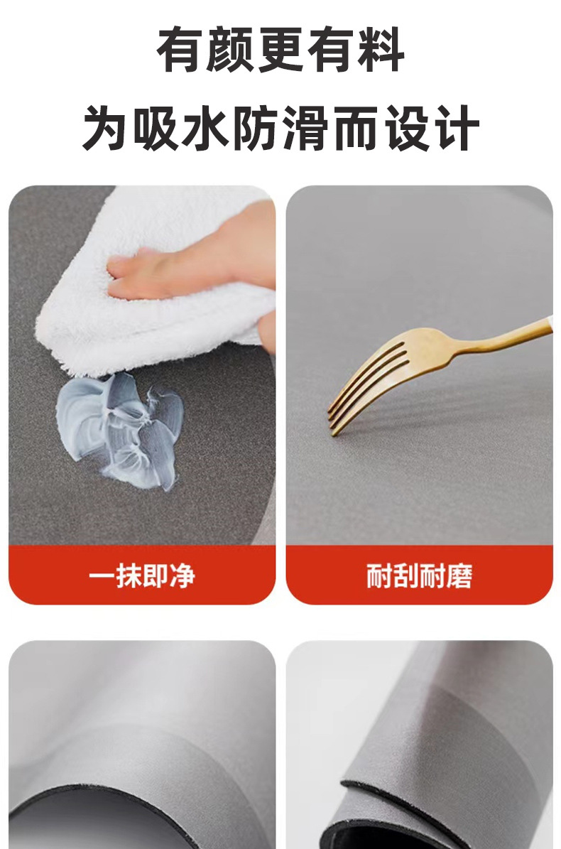 抖音爆款现货3D立体膨胀花朵软硅藻泥地垫浴室卫生间厕所防滑脚垫详情2