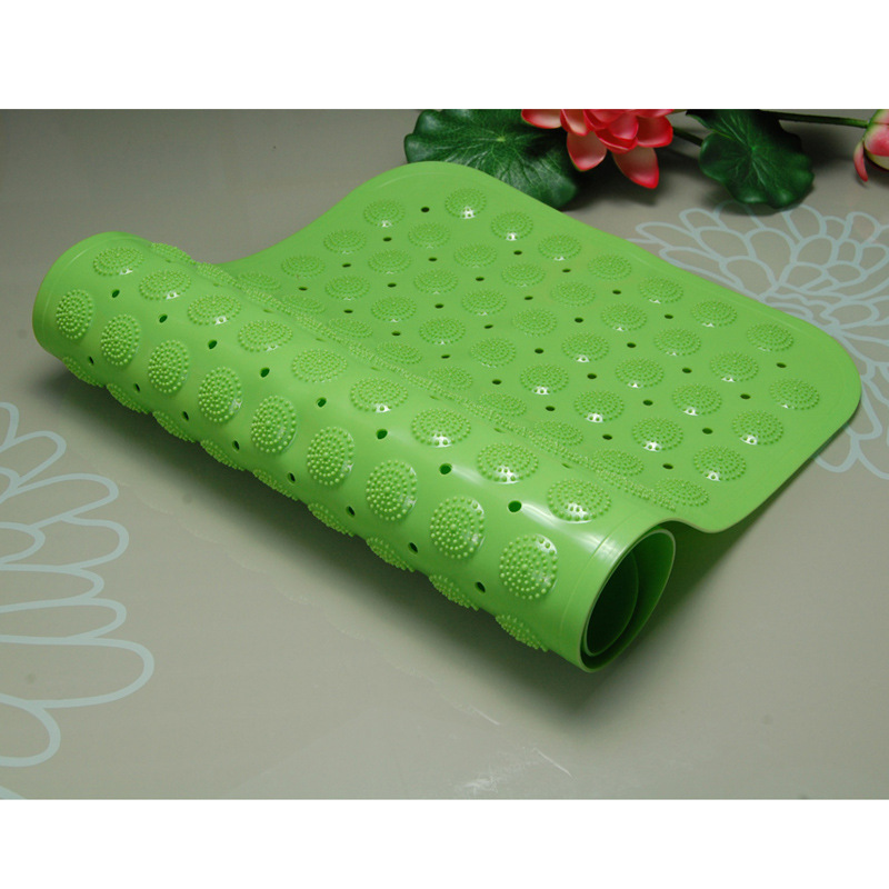 Hongri Carpet pvc floor mat, home floor mat, bathroom shower massage foot mat, solid color anti-slip bathroom mat wholesale pic 1