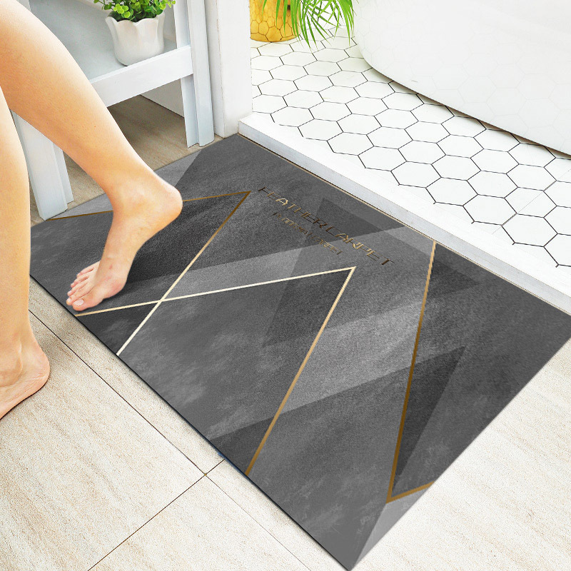 Hongri Li's new type of door mat, anti-slip mat, foot mat, soft floor mat of the same style as diatom mud, household door mat
