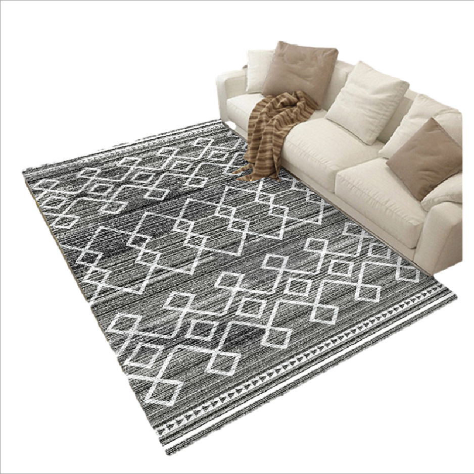 2025 Modern sofa, coffee table mat, simple home, bedroom full floor mat, Nordic living room and study rectangular carpet Application Scenario